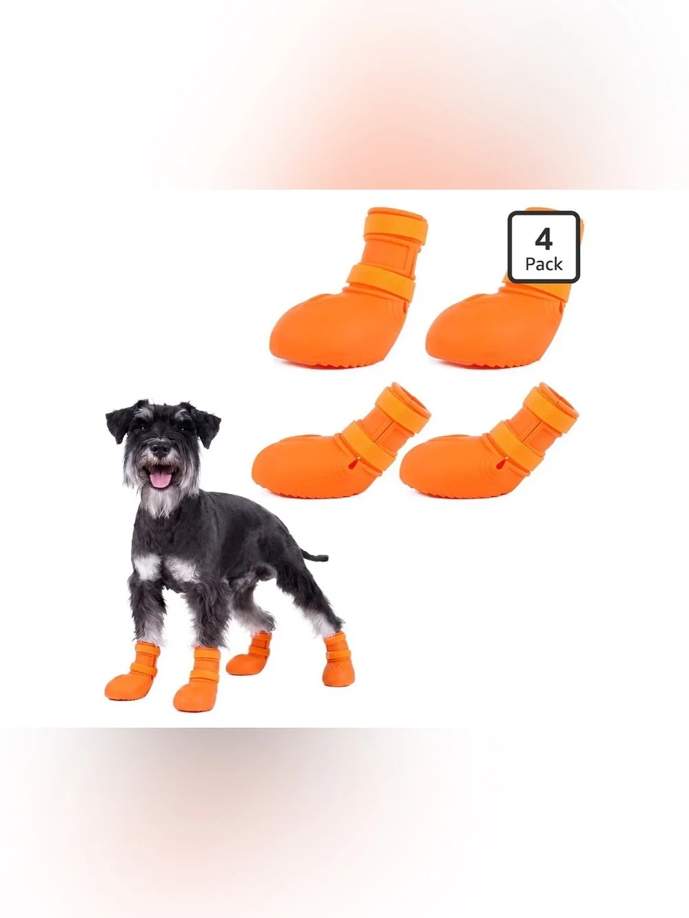 Non-Slip Waterproof Dog Boots